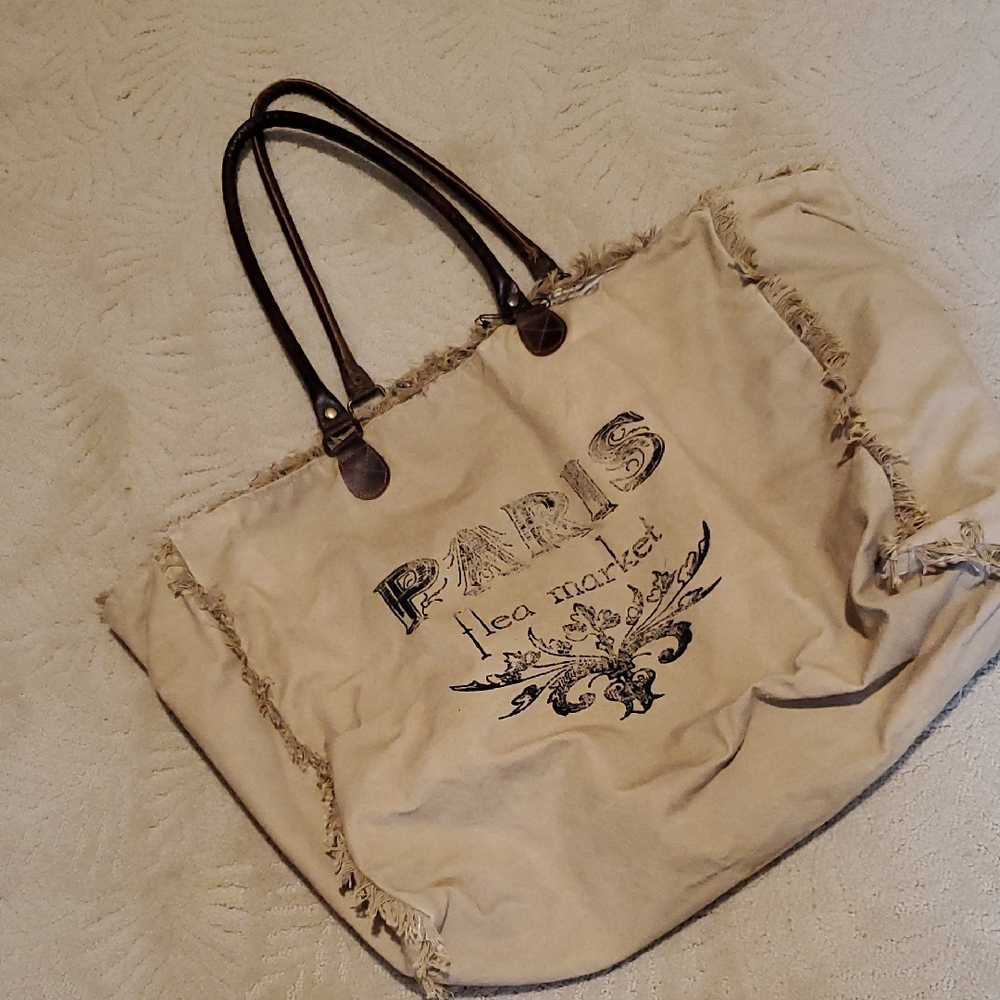 Canvas Bag Paris Flea Market